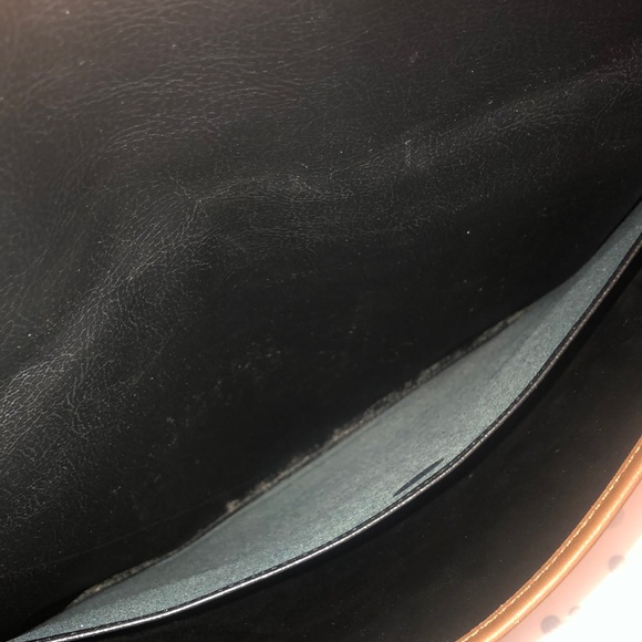 BURBERRYS Nova Check Haystack Plaid Oversized Clutch Portfolio w/ Chain VINTAGE - Picture 5 of 17